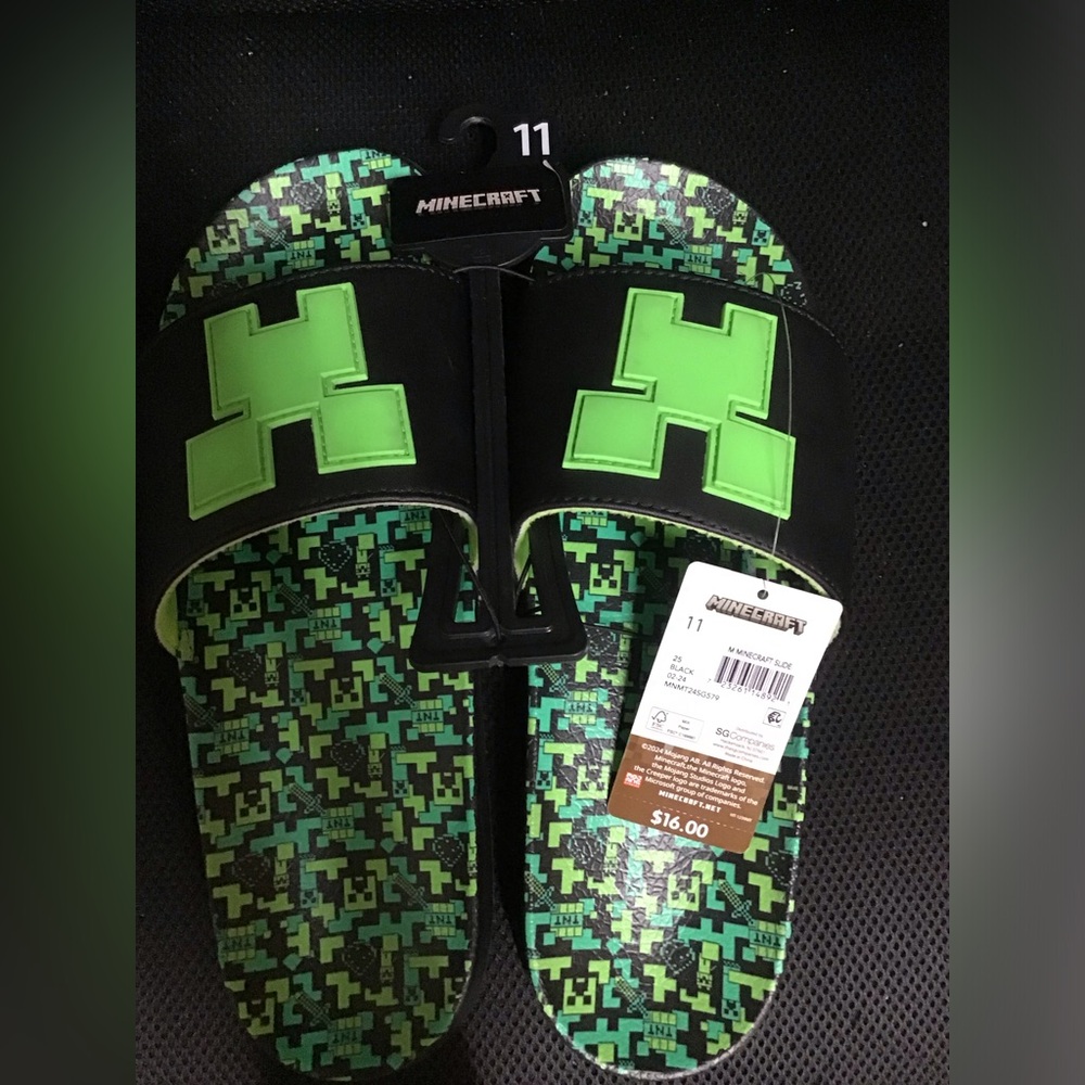 Minecraft Men's Slide Sandal